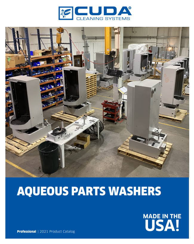 [Catalog] Cuda Cleaning Systems Aqueous Parts Washers Equipment Catalo